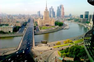 Вид на Москву из офиса Москомтуризма