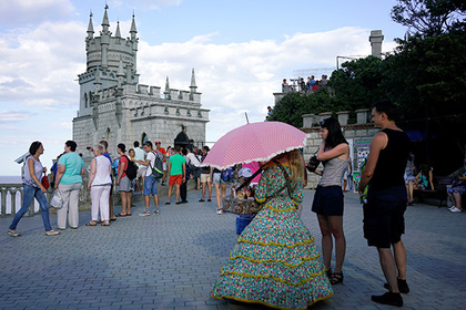 За год Крым принял туристов из 64 стран